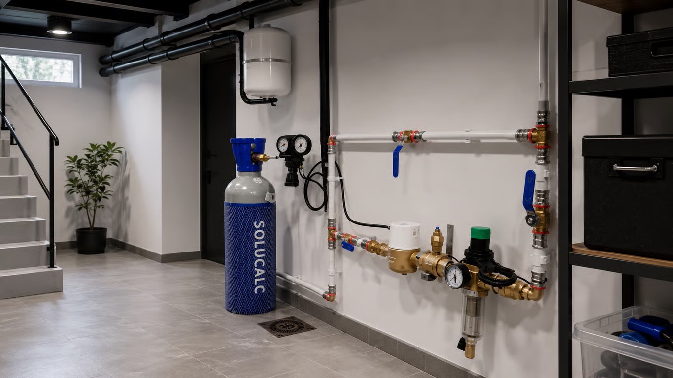 Solucalc Résidentiel L — anti-calcaire CO2 immeuble